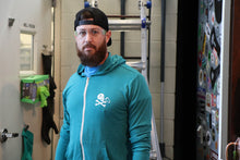 Load image into Gallery viewer, LIGHTWEIGHT TEAL HOODIE