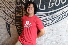 Load image into Gallery viewer, JOLLY ROGER VINTAGE RED TEE
