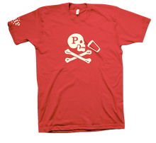 Load image into Gallery viewer, JOLLY ROGER VINTAGE RED TEE