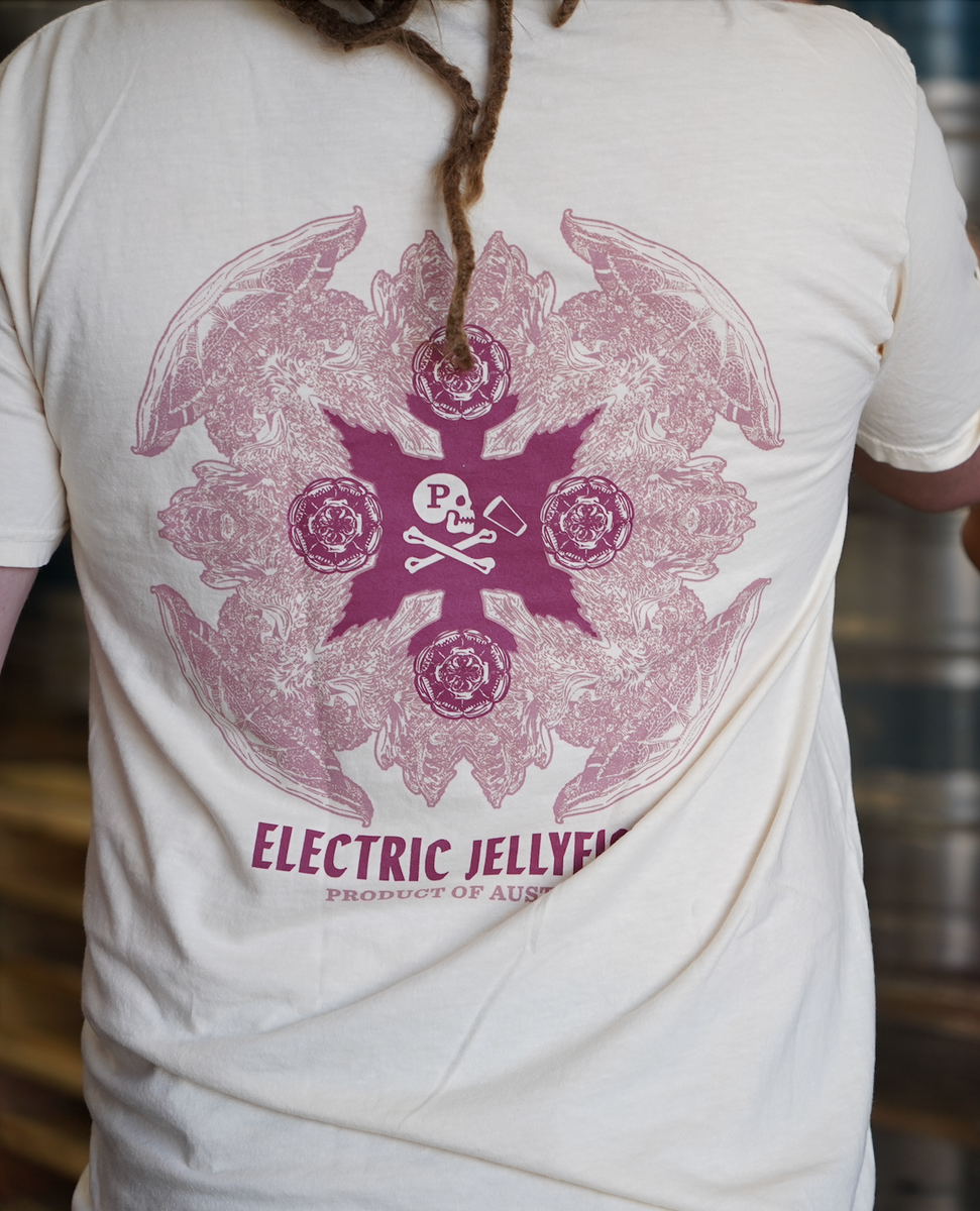 ELECTRIC JELLYFISH TEE IVORY Pinthouse Pizza