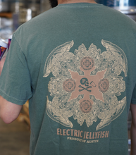 Load image into Gallery viewer, ELECTRIC JELLYFISH TEE - MOSS